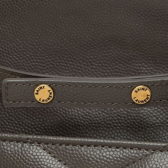 Saint Laurent Matelasse Grain de Poudre Monogram Chain Wallet - Picture 14 of 15